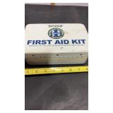 Burlington BNSF Railroad Metal First Aid Kit w/