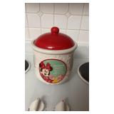 Minnie Mouse Christmas cookie jar