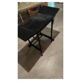 Typewriter table on wheels