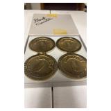 Garst Seeds Metal Coasters