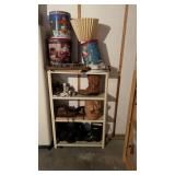 Metal shelf (11.5" D x 30.25ï¿½ W x 46ï¿½ H) with