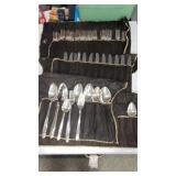Silverplate  flatware set Holmes Edwards. I