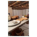 Large lot of home, decor, glasses, pictures,