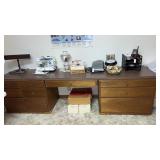 3 piece desk. Top  is 1 piece  and 2 bottoms