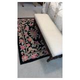 45 x 15 x 16ï¿½ upholstered, wooden bench and