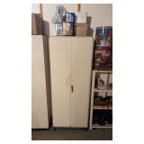 Metal cabinet with rounded top (13.5ï¿½ D x 26.5ï¿½ W