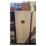 Metal cabinet with square top (14ï¿½ D x 26ï¿½ W x