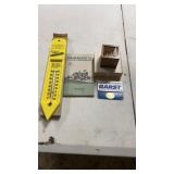 Dekalb thermostat and John Deere farmers pocket