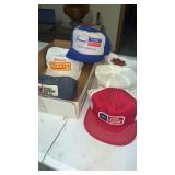 6 Vintage Baseball Caps, Ford & Garst Seeds &