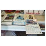 6 Vintage Nebraska Calendars 1959- 1980s Coops,