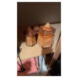 Mid-century ceramic canister set