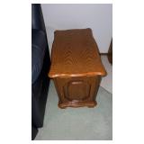Wooden side table approximately  22 x 13.5 x