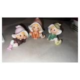 Homeco 1970ï¿½s /80ï¿½s fairy elves set of 3