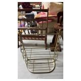 Lot of magazine rack, paper towel holder and
