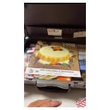 Briefcase full of advertising some Garth pens,