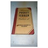 Vintage 1949-50 John Deere Farmerï¿½s Pocket Ledger