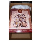 Lighted porcelain fiber  optic house