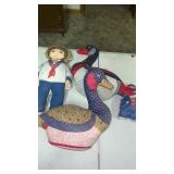 4 Plush Animals & Farmers