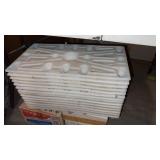 Plastic floor pieces to lay on the floor  to keep