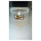 Vintage Unused Dekalb Seeds White Mesh Cap