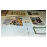 5 Vintage Nebraska Calendars 1960s-1980