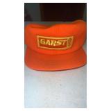 Unused Orange Garst Seeds Patch Cap, Inside Foam