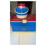 2 Vintage Thermos Coolers