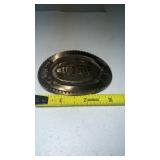 Vintage Nebraska Football Big Red Belt Buckle