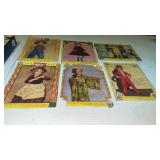 6  Vintage 1930s Wheaties Shirley Temple Panel