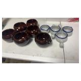 10 Bean Pots, Some appear to be McCoy