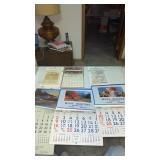 6 Vintage 1950s - 80s Calendars , Nebraska