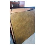 2 folding card tables