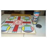 Parcheesi Board Game, Looks Complete & Tinker