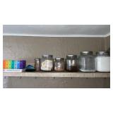 Glass jars with lids and more