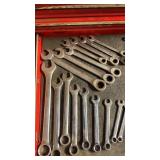 2 drawers of wrenches