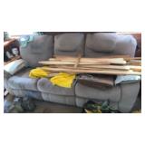 Reclining Couch has a lot of wear and tear