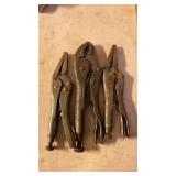 3 Irwin vise grips