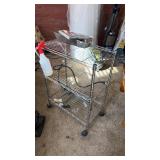 Rolling cart approximately  27.5 x  13.5 x  31.5ï¿½