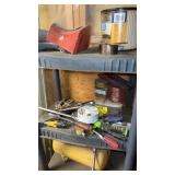 Miscellaneous tools and more  shelf included