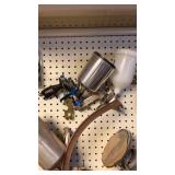 2 air paint guns including finex and companion