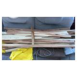 Grouping of wood pieces