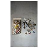 Miscellaneous broken jewelry and more