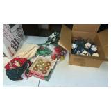 Christmas Decorations, Including Star Tree Top &