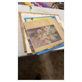 Puzzle pictures and embroidery? fabric picture on