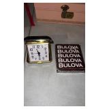 Bulova describes clock