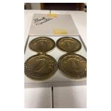 Garst Seeds Metal Coasters