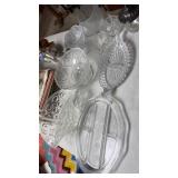 Large lot of glass ware