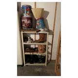 Metal shelf (11.5" D x 30.25ï¿½ W x 46ï¿½ H) with