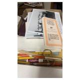 Drawer lot Advertising Pens Photos,  Junkyard Lot