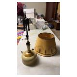 Coleman gasoline and kerosene lantern turned into